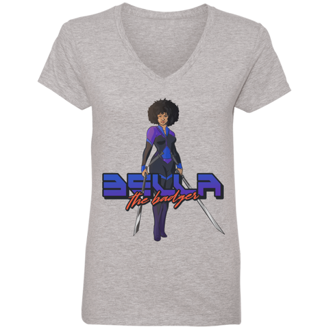 88VL Ladies' V-Neck T-Shirt